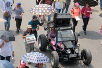 Martes 15 de mayo del 2018. Tuxtla Gutiérrez. Aspectos de la marcha magisterial este medio dí­a en el oriente de la ciudad.