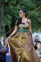 Sábado 29 de julio del 2017. Chiapa de Corzo. Raíces es la muestra de diseño artesanal presentada por Maika Moda durante la actividades de La Expo Ámbar 2017 que se realiza durante esta semana en esta colonial ciudad de la ribera del rio Grijalva.