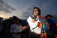 Jueves 17 de mayo del 2012. Tuxtla Gutiérrez, Chiapas. Esta tarde los grupos lésbicos y gays marchan por la Avenida Central durante las celebraciones del día mundial en contra de la homofobia.