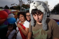 Jueves 17 de mayo del 2012. Tuxtla Gutiérrez, Chiapas. Esta tarde los grupos lésbicos y gays marchan por la Avenida Central durante las celebraciones del día mundial en contra de la homofobia.