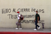 Viernes 27 de noviembre del 2020. Tuxtla Gutiérrez. Durante la manifestación de las organizaciones magisteriales de Chiapas