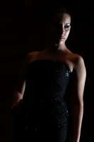 Sábado 14 de julio del 2012. Tuxtla Gutiérrez, Chiapas.  La nueva generación de diseñadoras de modas chiapanecas, presentan las propuestas de vestidos esta noche en el centro cultural ubicado en el oriente de la ciudad.