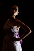 Sábado 14 de julio del 2012. Tuxtla Gutiérrez, Chiapas.  La nueva generación de diseñadoras de modas chiapanecas, presentan las propuestas de vestidos esta noche en el centro cultural ubicado en el oriente de la ciudad.