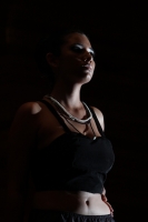 Sábado 14 de julio del 2012. Tuxtla Gutiérrez, Chiapas.  La nueva generación de diseñadoras de modas chiapanecas, presentan las propuestas de vestidos esta noche en el centro cultural ubicado en el oriente de la ciudad.