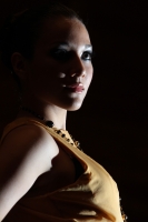 Sábado 14 de julio del 2012. Tuxtla Gutiérrez, Chiapas.  La nueva generación de diseñadoras de modas chiapanecas, presentan las propuestas de vestidos esta noche en el centro cultural ubicado en el oriente de la ciudad.