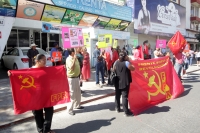 Martes 3 de marzo del 2015. Tuxtla Gutiérrez. Afectados por la CFE en Chiapas toman la arteria vial donde se ubican las oficinas de esta en el centro de la ciudad. Martes 3 de marzo del 2015. Tuxtla Gutiérrez. Afectados por la CFE en Chiapas toman la arteria vial donde se ubican las oficinas de esta en el centro de la ciudad.