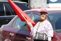 Martes 3 de marzo del 2015. Tuxtla Gutiérrez. Afectados por la CFE en Chiapas toman la arteria vial donde se ubican las oficinas de esta en el centro de la ciudad.