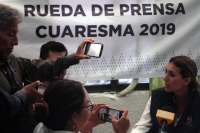 Lunes 25 de marzo del 2019. Tuxtla Gutiérrez. Margarita Alegría  de la Dirección de Protección Contra Riesgos Sanitarios en entrevista habla sobre las medidas preventivas que se llevan a cabo antes de las actividades de Semana Santa.