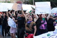Domingo 8 de marzo del 2020. Tuxtla Gutiérrez. Durante la marcha del Día Internacional de la Mujer #8M