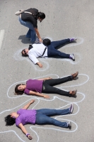 Viernes 28 de junio del 2013. Tuxtla Gutiérrez, Chiapas. Foto/JH Este medio día se lleva a cabo la marcha del silencio donde la población se manifiestan la alerta de género provocada por la treintena de femenicidios ocurridos en los últimos meses en Chiap