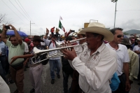 Lunes 22 de agosto del 2016. Tuxtla Gutiérrez. La manifestación del movimiento magisterial inicia con una macha del lado poniente de la capital del estado de Chiapas para que esta semana continúe con bloqueos y tomas de instalaciones de CFE, SMAPA, gasoli
