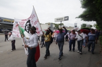 Lunes 22 de agosto del 2016. Tuxtla Gutiérrez. La manifestación del movimiento magisterial inicia con una macha del lado poniente de la capital del estado de Chiapas para que esta semana continúe con bloqueos y tomas de instalaciones de CFE, SMAPA, gasoli