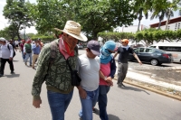 Miércoles 3 de agosto del 2016. Tuxtla Gutiérrez. La marcha del Movimiento Magisterial en Contra de la Reforma Educativa en el bulevar Ángel Albino Corzo en el oriente de la capital del estado mexicano de Chiapas donde se manifiestan maestros de las Secci