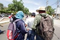 Miércoles 3 de agosto del 2016. Tuxtla Gutiérrez. La marcha del Movimiento Magisterial en Contra de la Reforma Educativa en el bulevar Ángel Albino Corzo en el oriente de la capital del estado mexicano de Chiapas donde se manifiestan maestros de las Secci