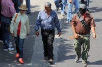 Martes 20 de noviembre del 2013. Tuxtla Gutiérrez.  Durante la manifestación en conmemorativa del día de la revolución, el movimiento magisterial realiza una marcha desde el crucero de La Pochota, con la singularidad que los contingentes juveniles protago
