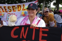 Lunes 11 de julio del 2016. Tuxtla Gutiérrez. Al inicio de la marcha del Movimiento Magisterial en contra de la Reforma Educativa en el poniente de la capital de Chiapas. Lunes 11 de julio del 2016. Tuxtla Gutiérrez. Al inicio de la marcha del Movimiento Magisterial en contra de la Reforma Educativa en el poniente de la capital de Chiapas.