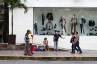 Domingo 4 de noviembre del 2018. Tuxtla Gutiérrez. Las calles de las principales ciudades de Chiapas se van reencontrando como parte de Centroamérica, reconociendo a las familias que se separan del éxodo migratorio para buscar un poco de esperanza en e