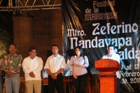 Foto/AEG. Jueves 10 de febrero. Aspecto de la inauguración del Segundo Festival de Marimba Zeferino Nandayapa  que se realiza en la ciudad de Chiapa de Corzo.