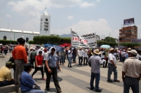 Domingo 15 de mayo del 2016. Tuxtla Gutiérrez. La marcha del movimiento magisterial al inicio del paro nacional en Chiapas.