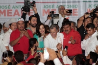 Jueves 14 de diciembre del 2017. Tuxtla Gutiérrez. José Antonio Meade, pre candidato a la Presidencia de México por el PRI-PVEM-PANAL en la próxima jornada electoral del 2018 durante su reunión con militantes priistas y verdes del estado de Chiapas e