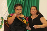 Jueves 25 de agosto. Beatriz Paredes recibe la medalla Rosario Castellanos 2011.