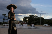 La Mejicana 2013. Gwenndy Sánchez de la Agencia de Modelos de Sofía Aquino. Parque Morelos-Bicentenario.