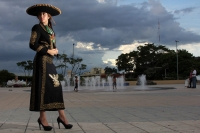 La Mejicana 2013. Gwenndy Sánchez de la Agencia de Modelos de Sofía Aquino. Parque Morelos-Bicentenario.
