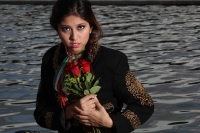 La Mejicana 2013. Gwenndy Sánchez de la Agencia de Modelos de Sofía Aquino. Parque Morelos-Bicentenario.