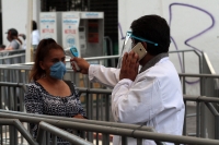 Miércoles 27 de mayo del 2020. Tuxtla Gutiérrez. Aspecto del cerco Sanitario alrededor de los mercados del primer cuadro de la ciudad