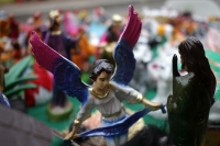 Viernes 4 de diciembre del 2020. Tuxtla Gutiérrez. La venta de artículos navideños en el Mercado de las Flores
