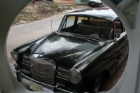 Viernes 4 de septiembre del 2020. Tuxtla Gutiérrez. Los propietarios de este Mercedes Benz de los años 60´s afirman que perteneció al expresidente Adolfo López Mateos