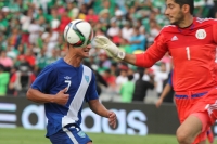 Sábado 30 de mayo del 2015. Tuxtla Gutiérrez. Aspecto del partido amistoso entre la selección nacional de México y Guatemala.