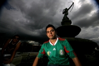 Tuxtla vive el partido de fut-bol entre México y Francia