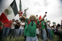 Tuxtla vive el partido de fut-bol entre México y Francia