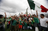Tuxtla vive el partido de fut-bol entre México y Francia
