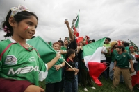 Tuxtla vive el partido de fut-bol entre México y Francia