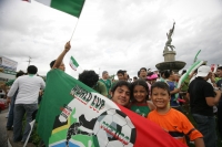 Tuxtla vive el partido de fut-bol entre México y Francia