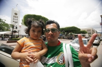 Tuxtla vive el partido de fut-bol entre México y Francia