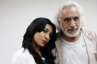 Miércoles 25 de marzo del 2015. Comitan de Domínguez. Rafael Inclan durante la noche de la presentación de la obra de teatro dirigida por Manuel González Gil Made in México, Otra Historia de Amor, esta noche en el Auditorio Belisario Domínguez.