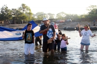 Lunes 2 de enero.  Inicia la caminata en contra de la explotación de migrantes.