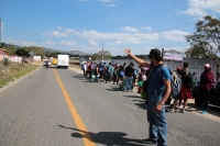 20240105. Berriozábal. #Migrantes huyen del INM en Chiapas, buscan reintegrar la caravana de diciembre desde #Berriozábal