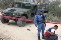Foto: Nehemías López. Sábado 25 de febrero del 2012. Fallece militar en accidente.