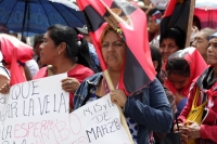 Viernes 6 de marzo del 2015. Tuxtla Gutiérrez. La Organización OCEZ CNPA MLN realiza movilizaciones bloqueando la carretera de San Cristóbal de las Casas y en Tuxtla donde manifiestan la formación de un nuevo constituyente mexicano