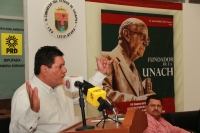 Miércoles 22 de octubre del 2014. Tuxtla Gutiérrez. Foto/Juan Carlos Calderón García. Presentan a través de la Junta de Coordinación Política del H Congreso del Estado el Libro "Fundador de la UNACH" Manuel Velasco Suárez, por el Autor Dr. Rodolfo Calvo F