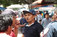 Lunes 6 de julio del 2020. Tuxtla Gutiérrez. Una fuerte discusión entre vendedores ambulantes provocó lesiones menores a algunos de los involucrados, este medio día en pleno centro de la ciudad.