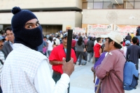 Viernes 11 de noviembre. Protesta el MOCRI en la plaza de Tuxtla.