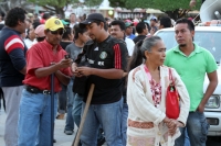 Viernes 11 de noviembre. Protesta el MOCRI en la plaza de Tuxtla.