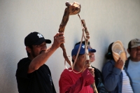 20230811. Tuxtla. Militantes del MOCRI se manifiestan esta maÃ±ana en las instalaciones de la Judicatura Federal en Chiapas a 6 aÃ±os del asesinato del lider AJP