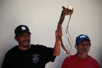 20230811. Tuxtla. Militantes del MOCRI se manifiestan esta maÃ±ana en las instalaciones de la Judicatura Federal en Chiapas a 6 aÃ±os del asesinato del lider AJP