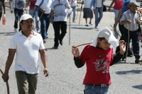 Jueves 11 de noviembre. Militantes de la organización MOCRI-CNPA marchan por las calles de la ciudad de Tuxtla Gutiérrez para exigir que sea aplicado el estado de derecho en los problemas sociales que han aquejado a esta organización desde hace varios año